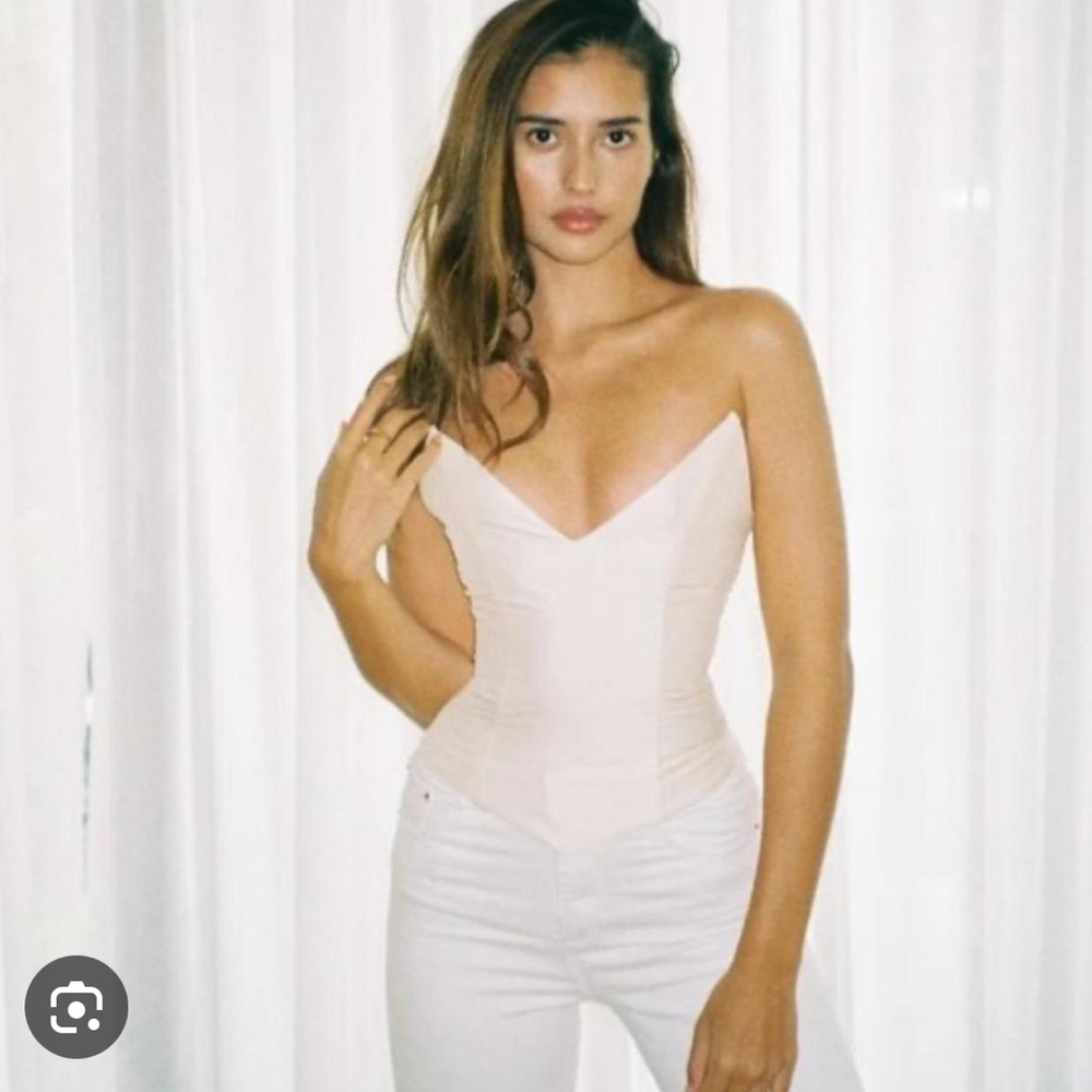 Elegant Cream Women's Top